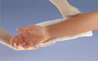 Основные способы перевязки запястья руки эластичным бинтом